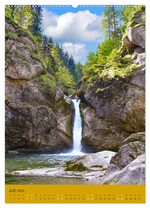 Wo der Wildbach rauscht im Allgäu (CALVENDO Premium Wandkalender 2025)