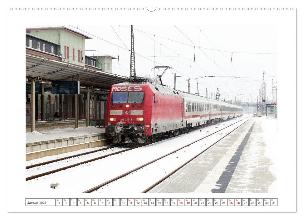 Die Baureihe 101 der Deutschen Bahn (CALVENDO Premium Wandkalender 2025)