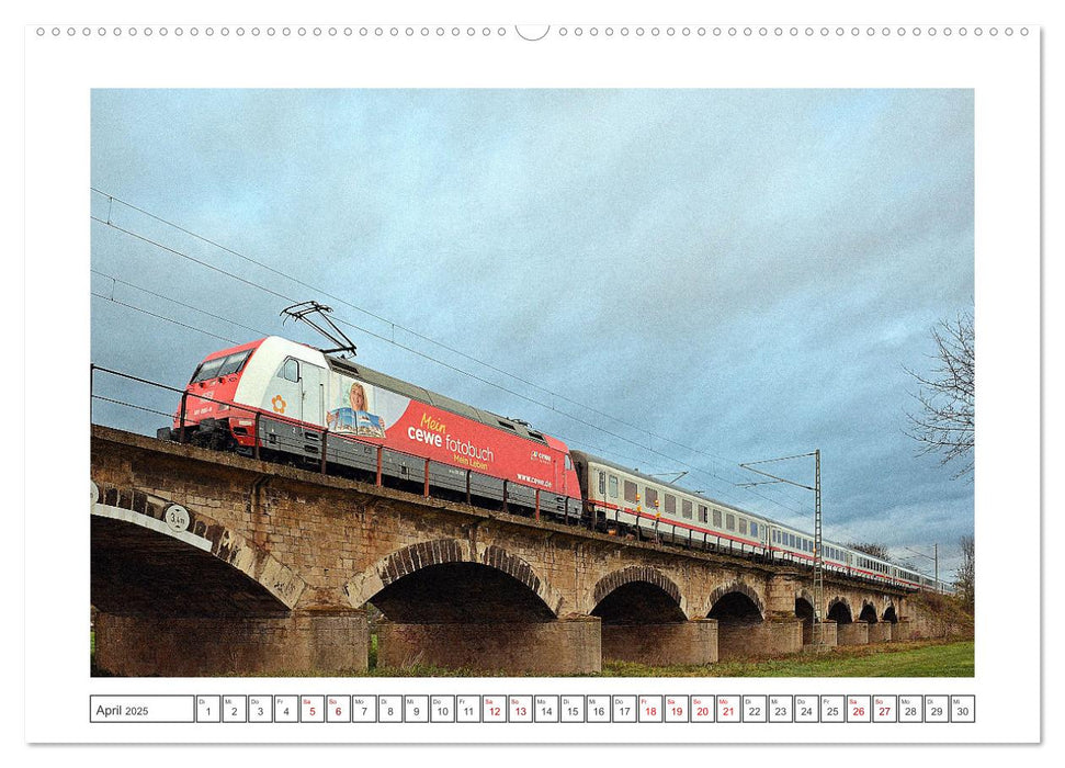 Die Baureihe 101 der Deutschen Bahn (CALVENDO Premium Wandkalender 2025)