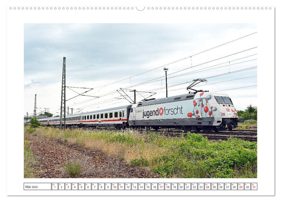 Die Baureihe 101 der Deutschen Bahn (CALVENDO Premium Wandkalender 2025)