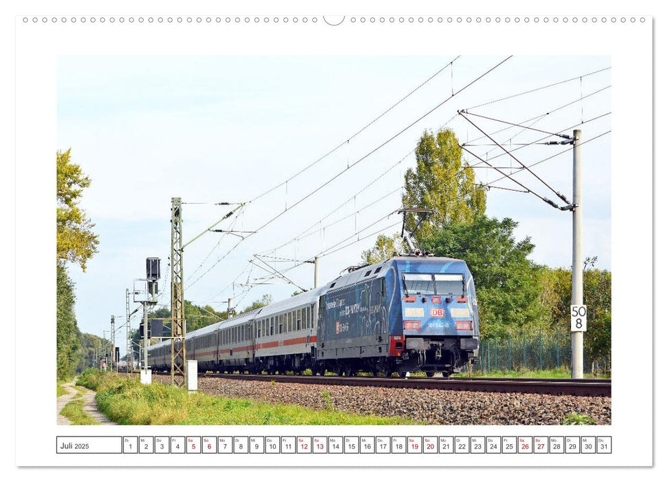 Die Baureihe 101 der Deutschen Bahn (CALVENDO Premium Wandkalender 2025)