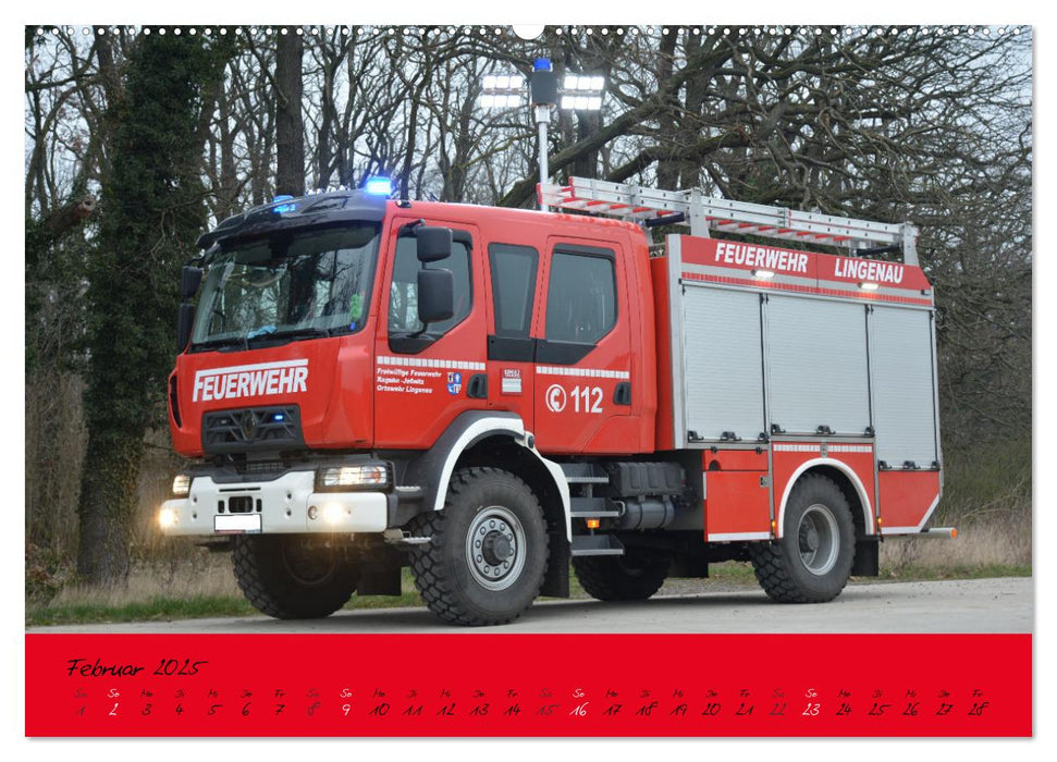 Einsatzfahrzeuge aus Ostdeutschland von 1961 bis heute (CALVENDO Wandkalender 2025)