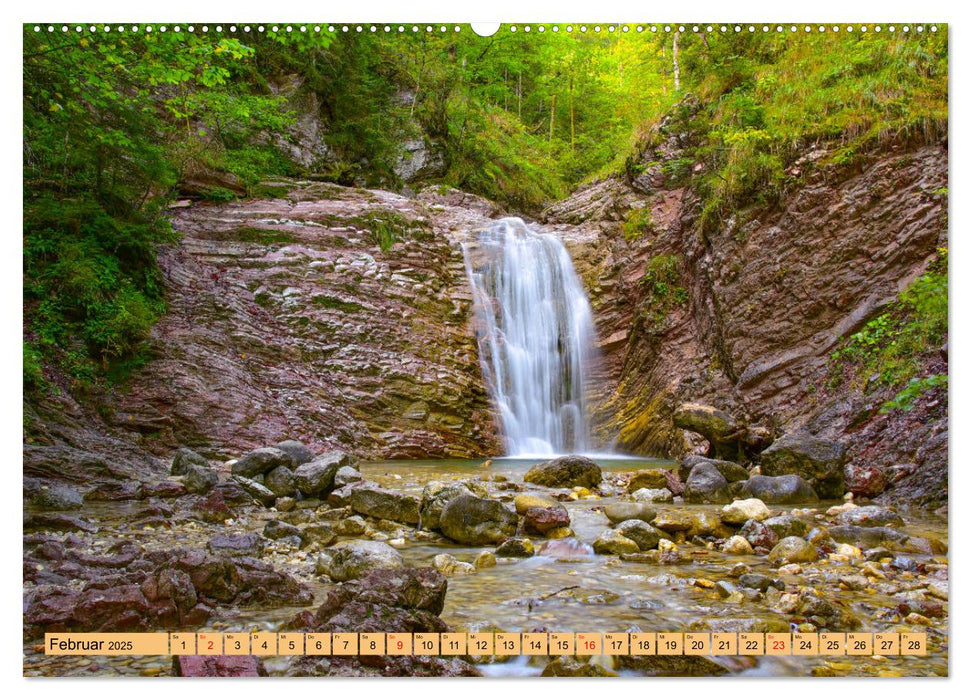 Rauschende Wildbäche im Allgäu (CALVENDO Wandkalender 2025)