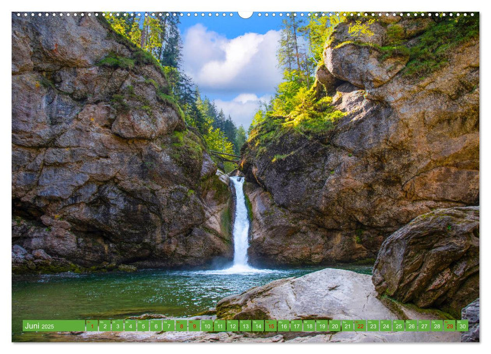 Rauschende Wildbäche im Allgäu (CALVENDO Wandkalender 2025)