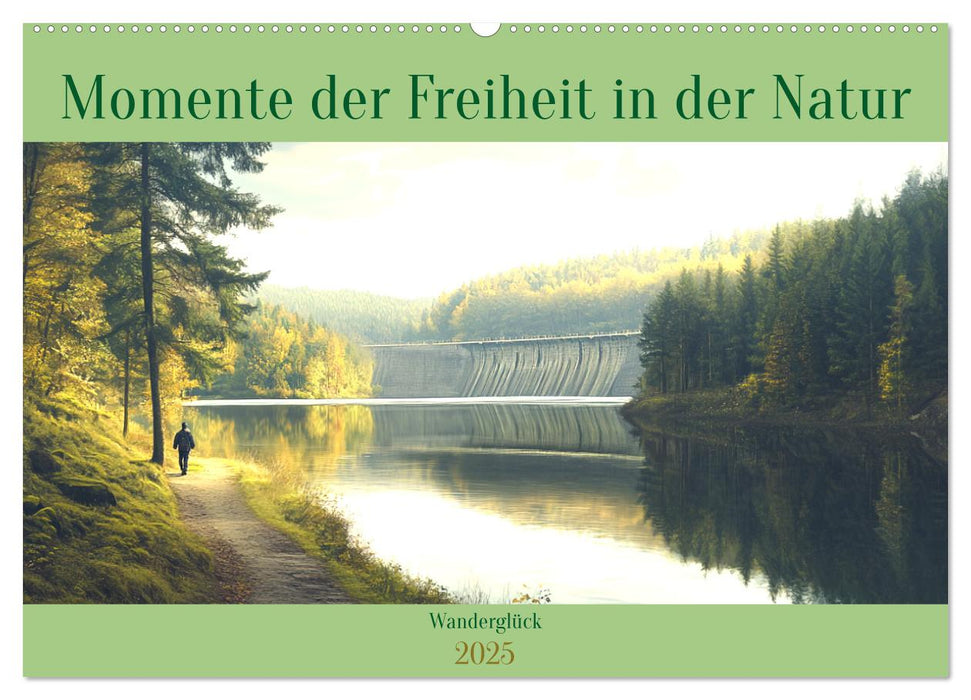 Wanderglück - Momente der Freiheit in der Natur (CALVENDO Wandkalender 2025)