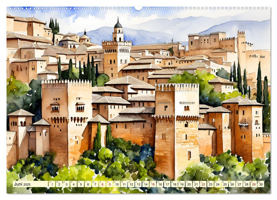 Faszination Spanien (CALVENDO Premium Wandkalender 2025)