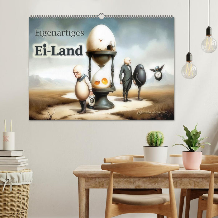 Eigenartiges Ei-Land (CALVENDO Wandkalender 2025)