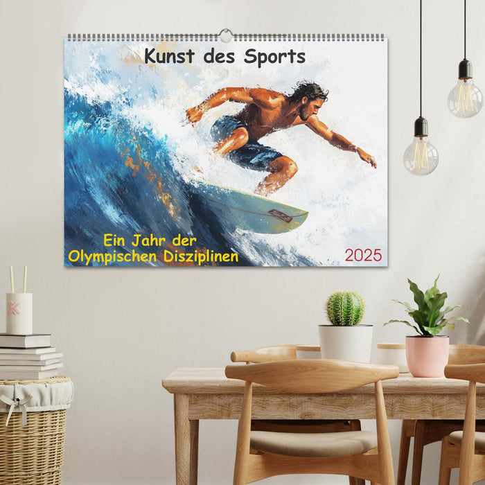 Kunst des Sports (CALVENDO Wandkalender 2025)