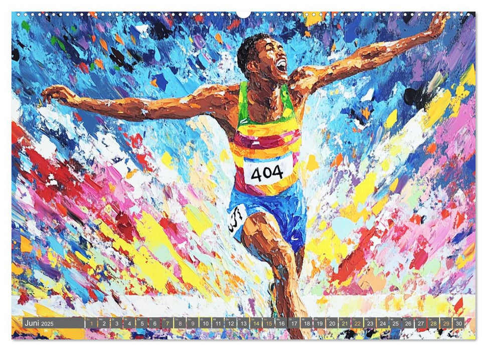 Kunst des Sports (CALVENDO Wandkalender 2025)