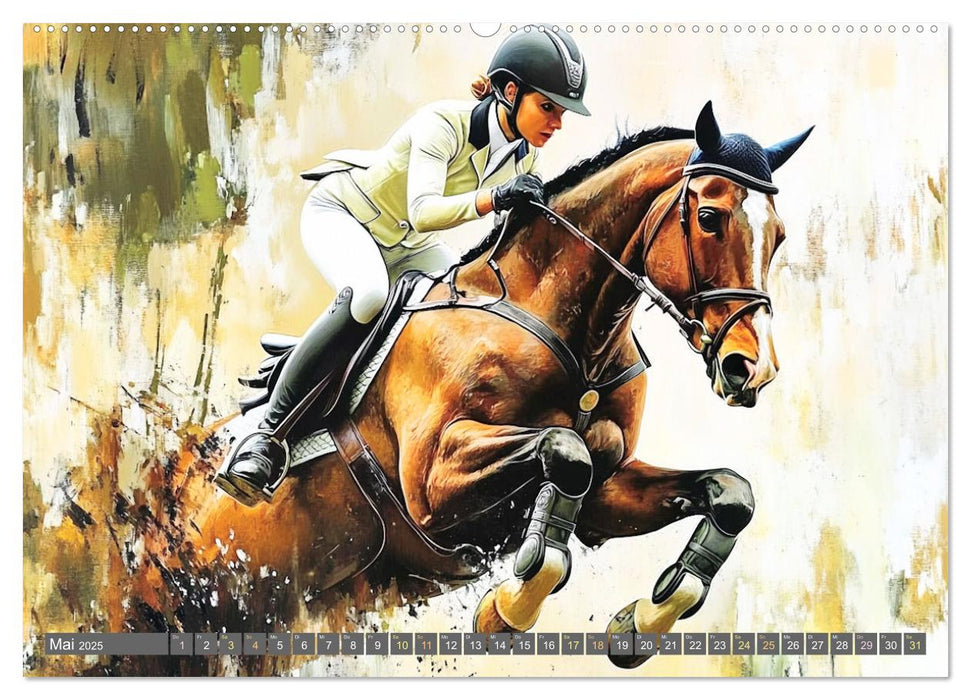 Kunst des Sports (CALVENDO Premium Wandkalender 2025)