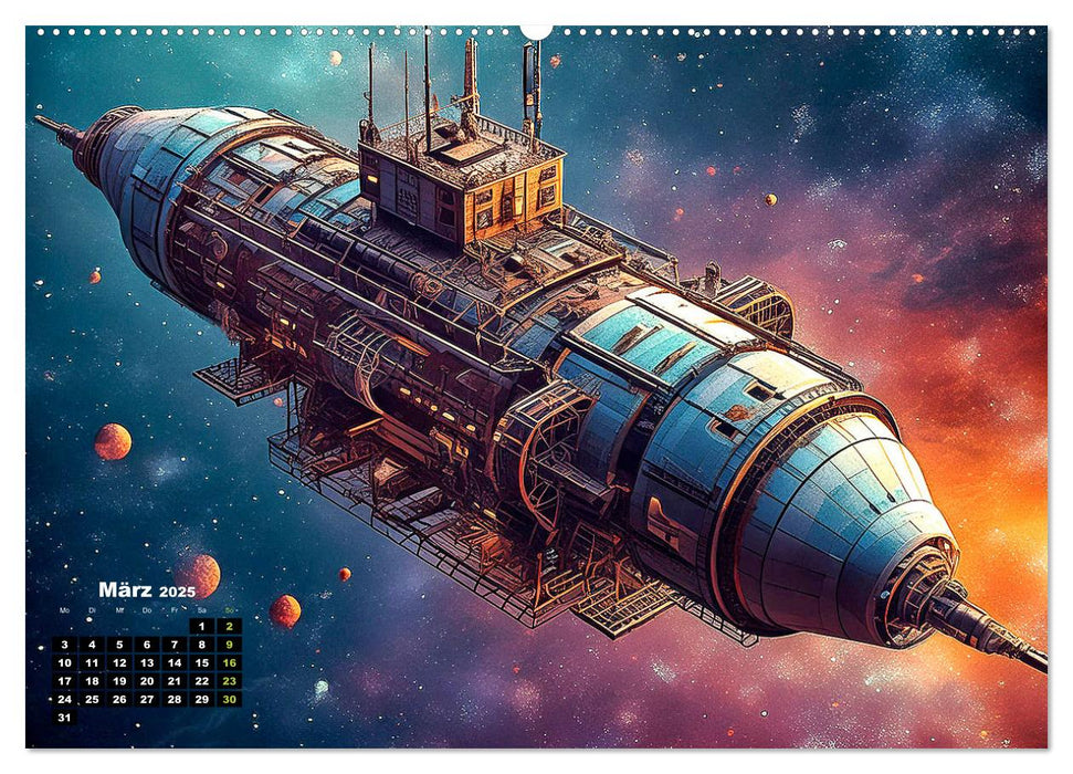 Lost Places im Orbit (CALVENDO Premium Wandkalender 2025)