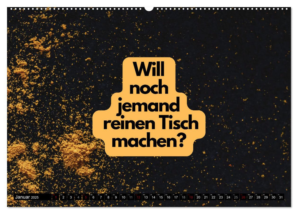 Komm Kaffeesatz lesen! (CALVENDO Premium Wandkalender 2025)