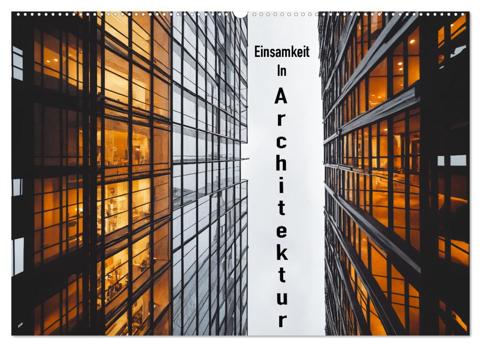 Einsamkeit in Architektur (CALVENDO Wandkalender 2025)