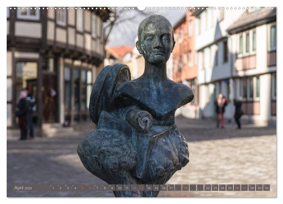 Quedlinburg ganz nah - Welterbestadt im Harz (CALVENDO Premium Wandkalender 2025)