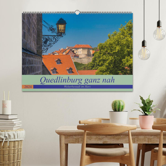 Quedlinburg ganz nah - Welterbestadt im Harz (CALVENDO Wandkalender 2025)