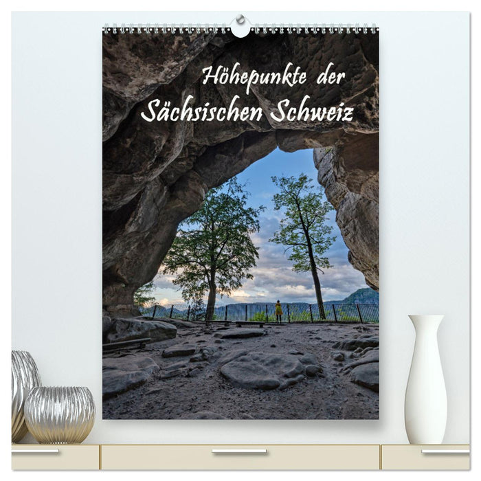 Höhepunkte der Sächsischen Schweiz (CALVENDO Premium Wandkalender 2025)