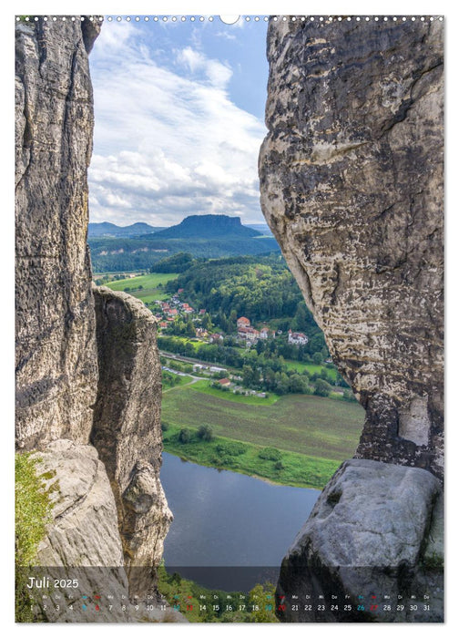 Höhepunkte der Sächsischen Schweiz (CALVENDO Premium Wandkalender 2025)