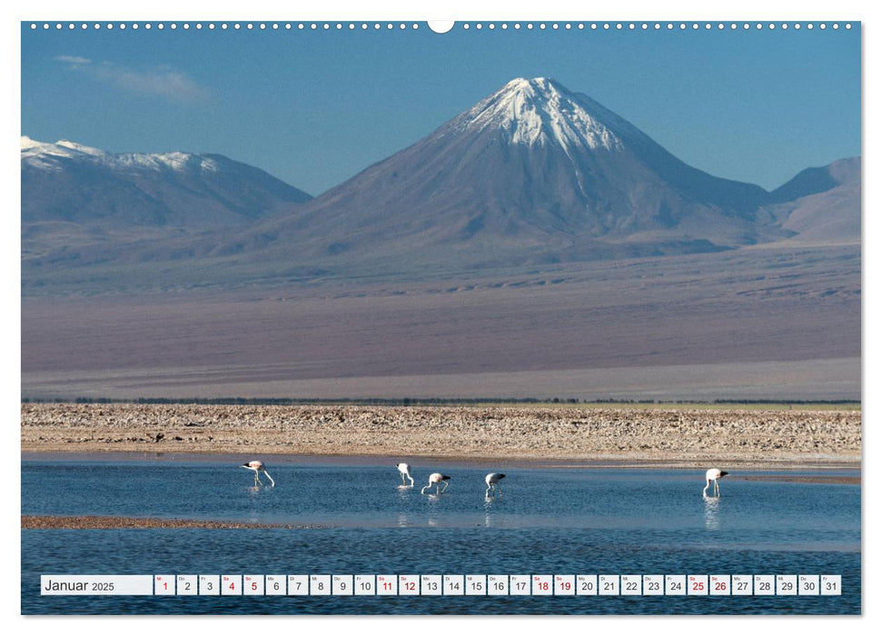 Magie dieses Südamerikanischen Landes, Chile (CALVENDO Wandkalender 2025)