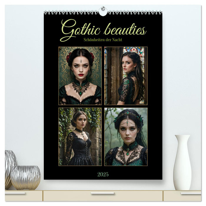 Gothic beauties - Schönheiten der Nacht (CALVENDO Premium Wandkalender 2025)