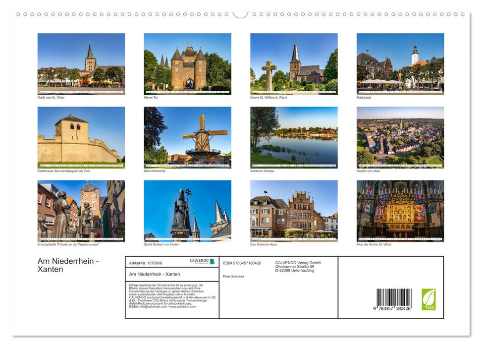 Am Niederrhein - Xanten (CALVENDO Premium Wandkalender 2025)