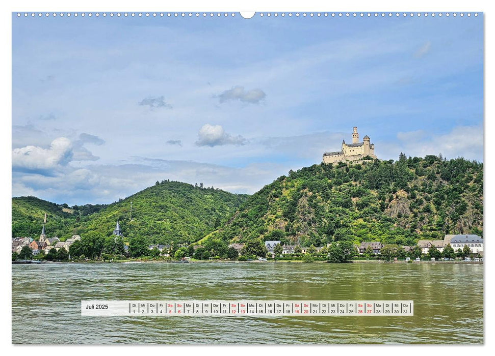 Rechts und links des Rheins. Mit dem Wohnmobil unterwegs. (CALVENDO Premium Wandkalender 2025)