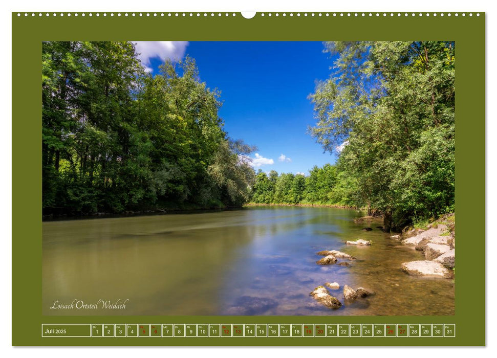 Flößerstadt Wolfratshausen (CALVENDO Premium Wandkalender 2025)