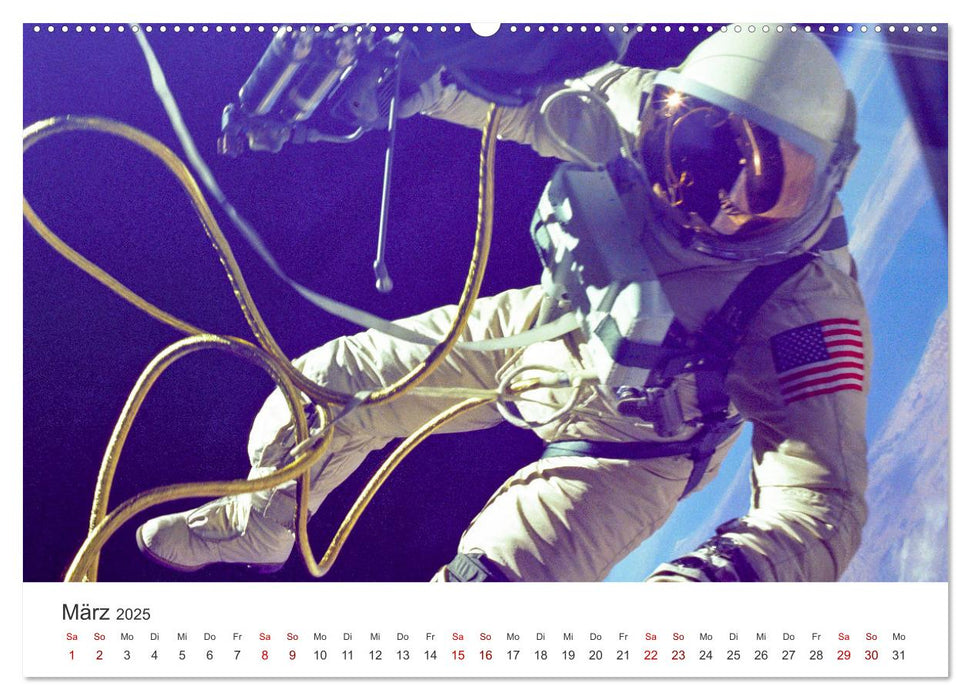 Astronauten - Menschen im Weltall (CALVENDO Premium Wandkalender 2025)