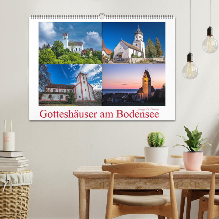 Gotteshäuser am Bodensee (CALVENDO Wandkalender 2025)