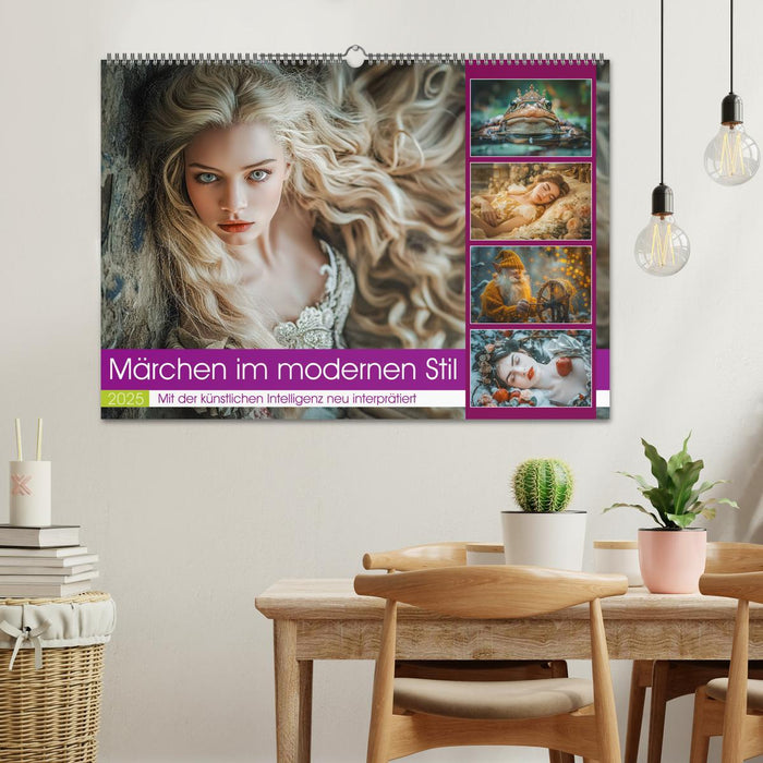 Märchen im modernen Stil (CALVENDO Wandkalender 2025)