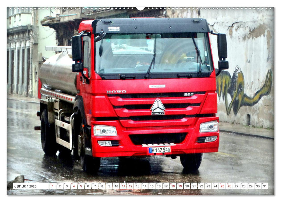 China Truck - Chinesische Nutzfahrzeuge (CALVENDO Wandkalender 2025)