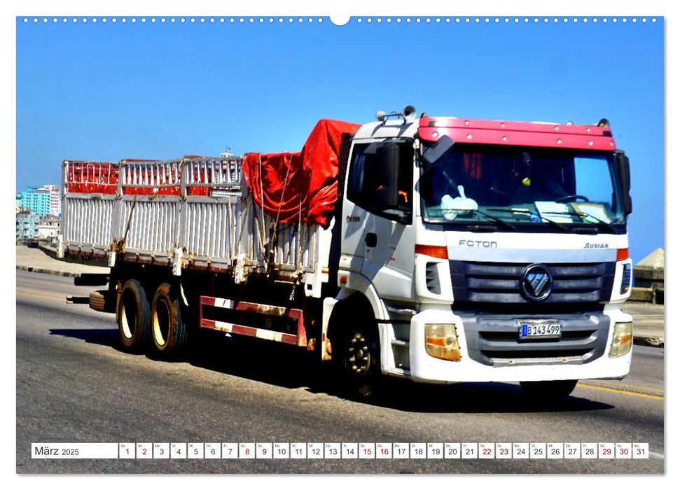 China Truck - Chinesische Nutzfahrzeuge (CALVENDO Wandkalender 2025)