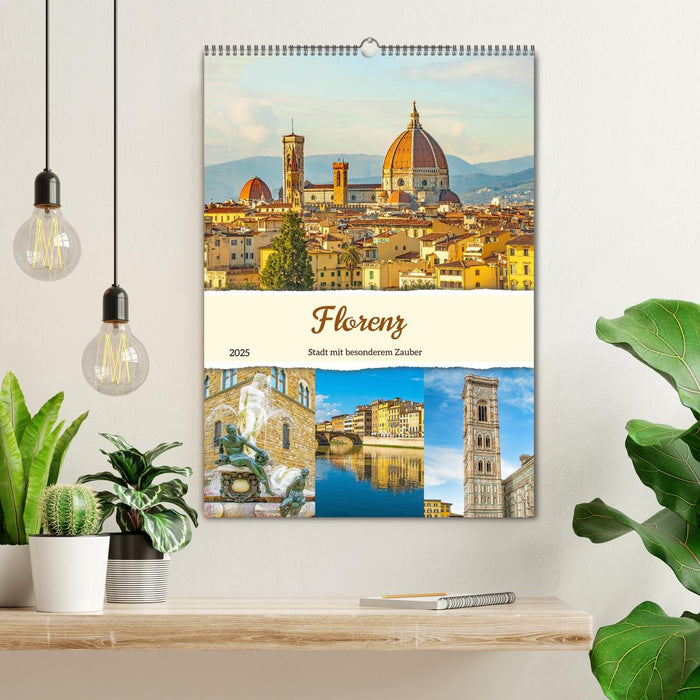 Florenz - Stadt mit besonderem Zauber (CALVENDO Wandkalender 2025)