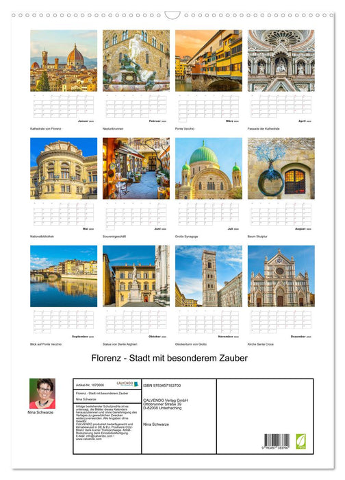 Florenz - Stadt mit besonderem Zauber (CALVENDO Wandkalender 2025)