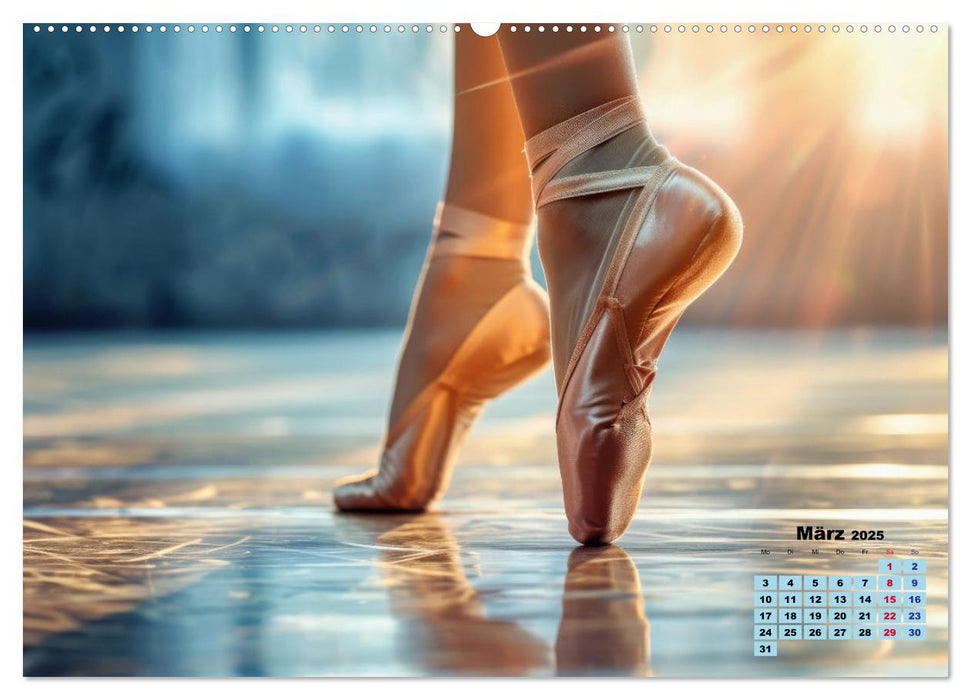 BALLETT - ein Hauch Magie (CALVENDO Premium Wandkalender 2025)