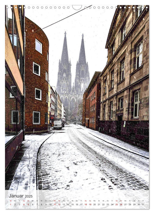 Köln - Perspektiven - Landmarks und andere Lieblingsorte (CALVENDO Wandkalender 2025)