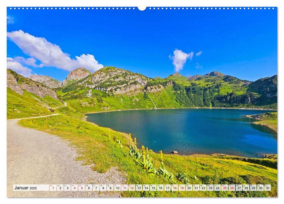 Vom Formarinsee bis Landsberg am Lech - Auf dem Lechradweg (CALVENDO Wandkalender 2025)