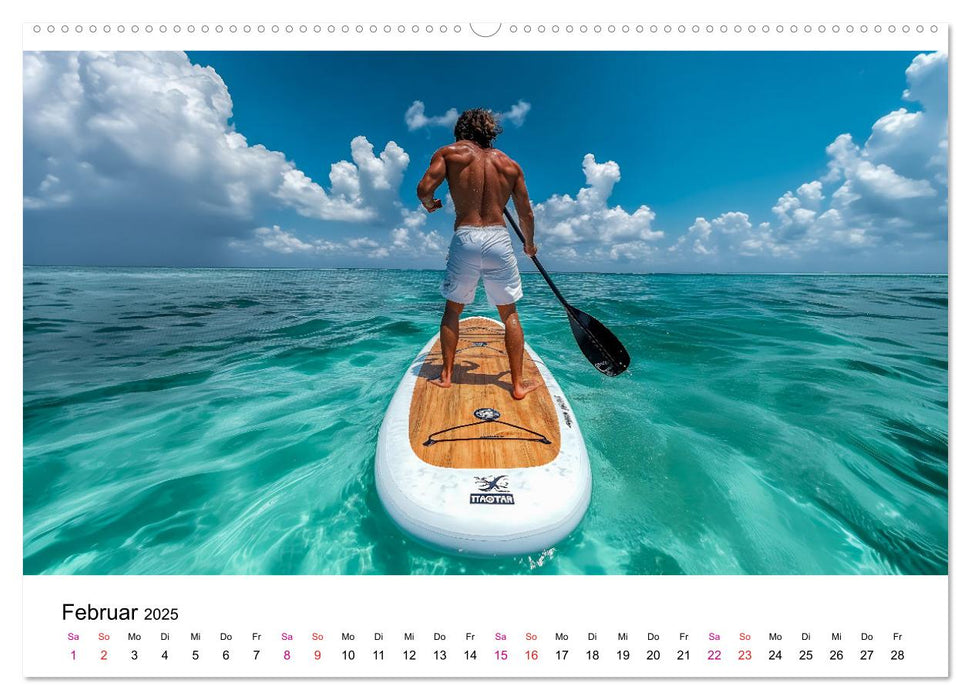 Stand up paddling - SUP (CALVENDO Wandkalender 2025)