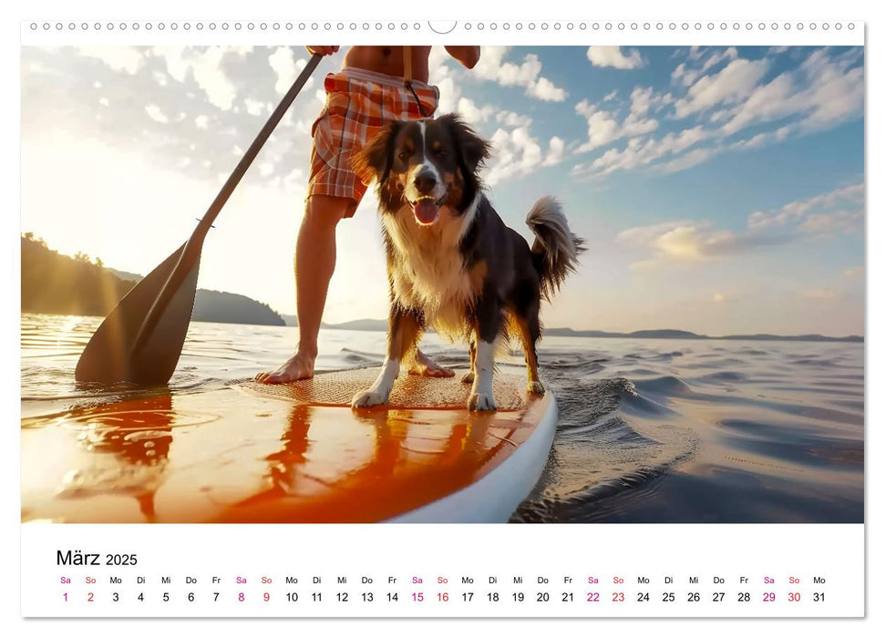 Stand up paddling - SUP (CALVENDO Wandkalender 2025)