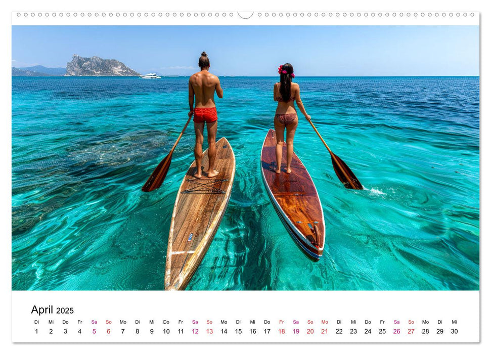 Stand up paddling - SUP (CALVENDO Wandkalender 2025)