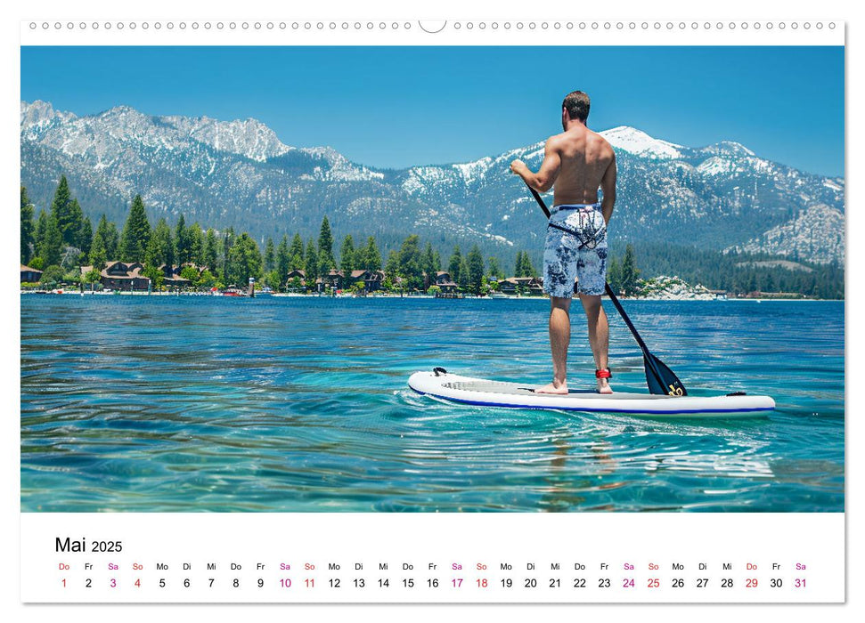 Stand up paddling - SUP (CALVENDO Wandkalender 2025)