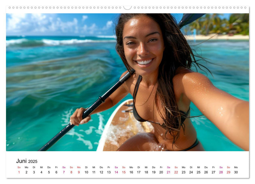 Stand up paddling - SUP (CALVENDO Wandkalender 2025)