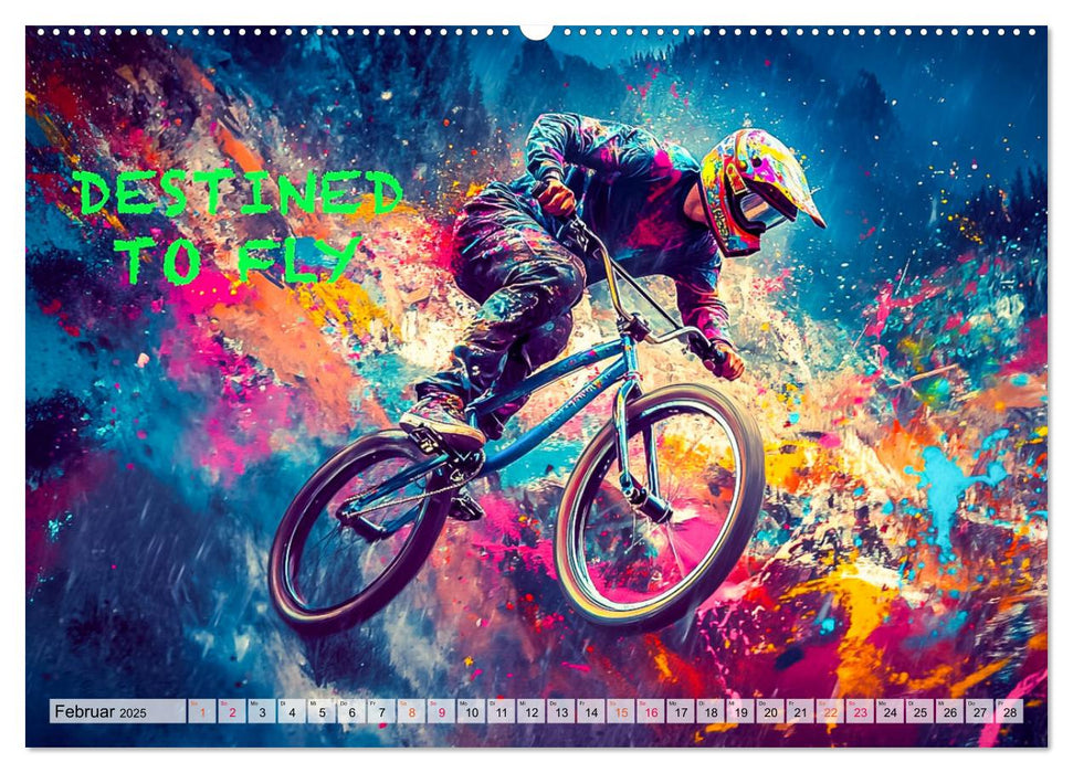 BMX - Coole Slogans (CALVENDO Wandkalender 2025)