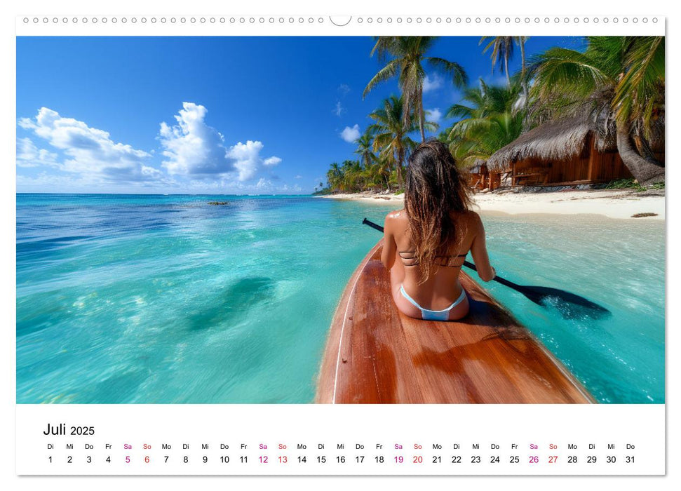 Stand up paddling - SUP (CALVENDO Premium Wandkalender 2025)