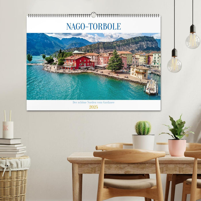 Nago-Torbole, der schöne Norden vom Gardasee (CALVENDO Wandkalender 2025)