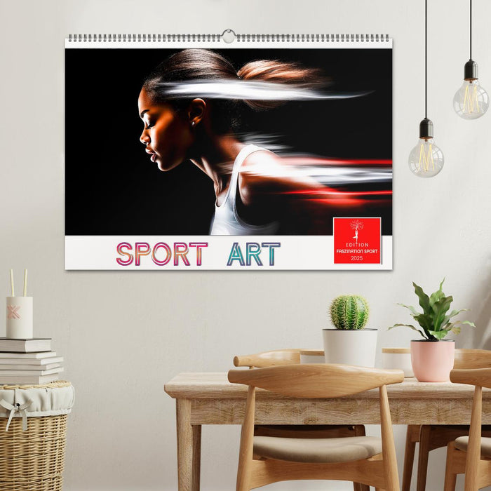 Sport Art (CALVENDO Wandkalender 2025)