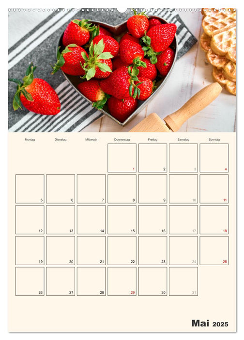 Obst Kalender - GESUND DURCH DAS JAHR (CALVENDO Wandkalender 2025)