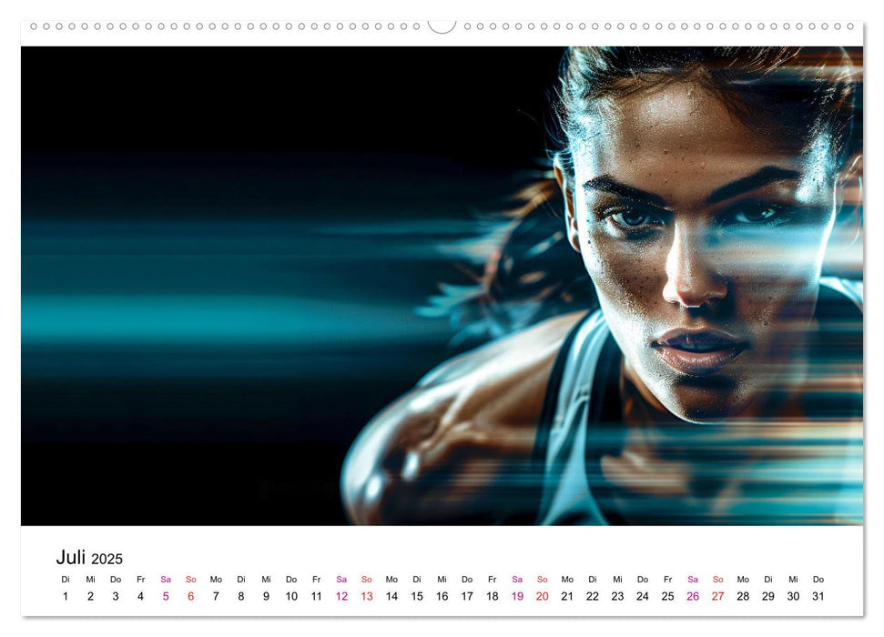 Sport Art (CALVENDO Premium Wandkalender 2025)