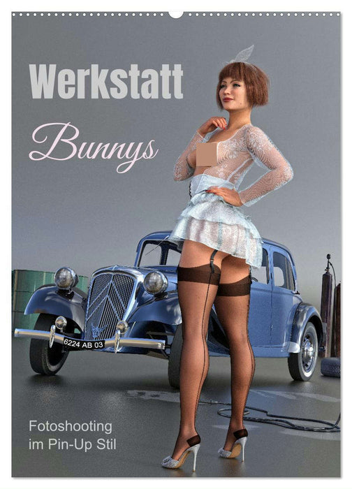 Werkstatt Bunnys (CALVENDO Wandkalender 2025)