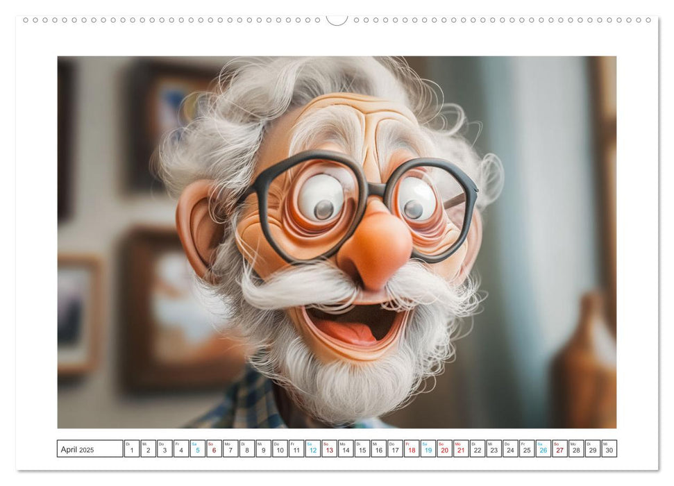 Alt, aber nicht leise (CALVENDO Premium Wandkalender 2025)