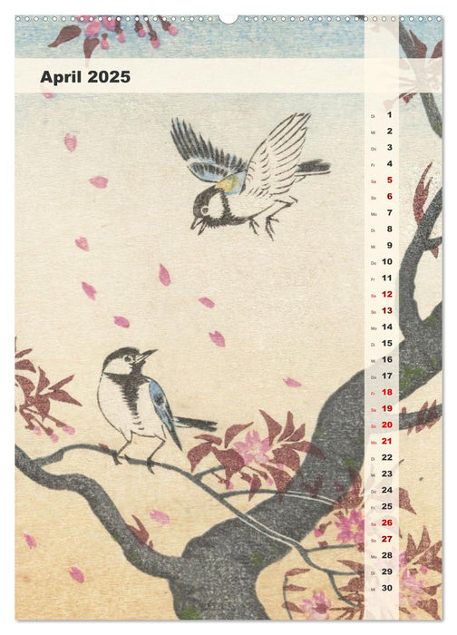 Ohara Koson - Gefiederte Schönheiten (CALVENDO Wandkalender 2025)